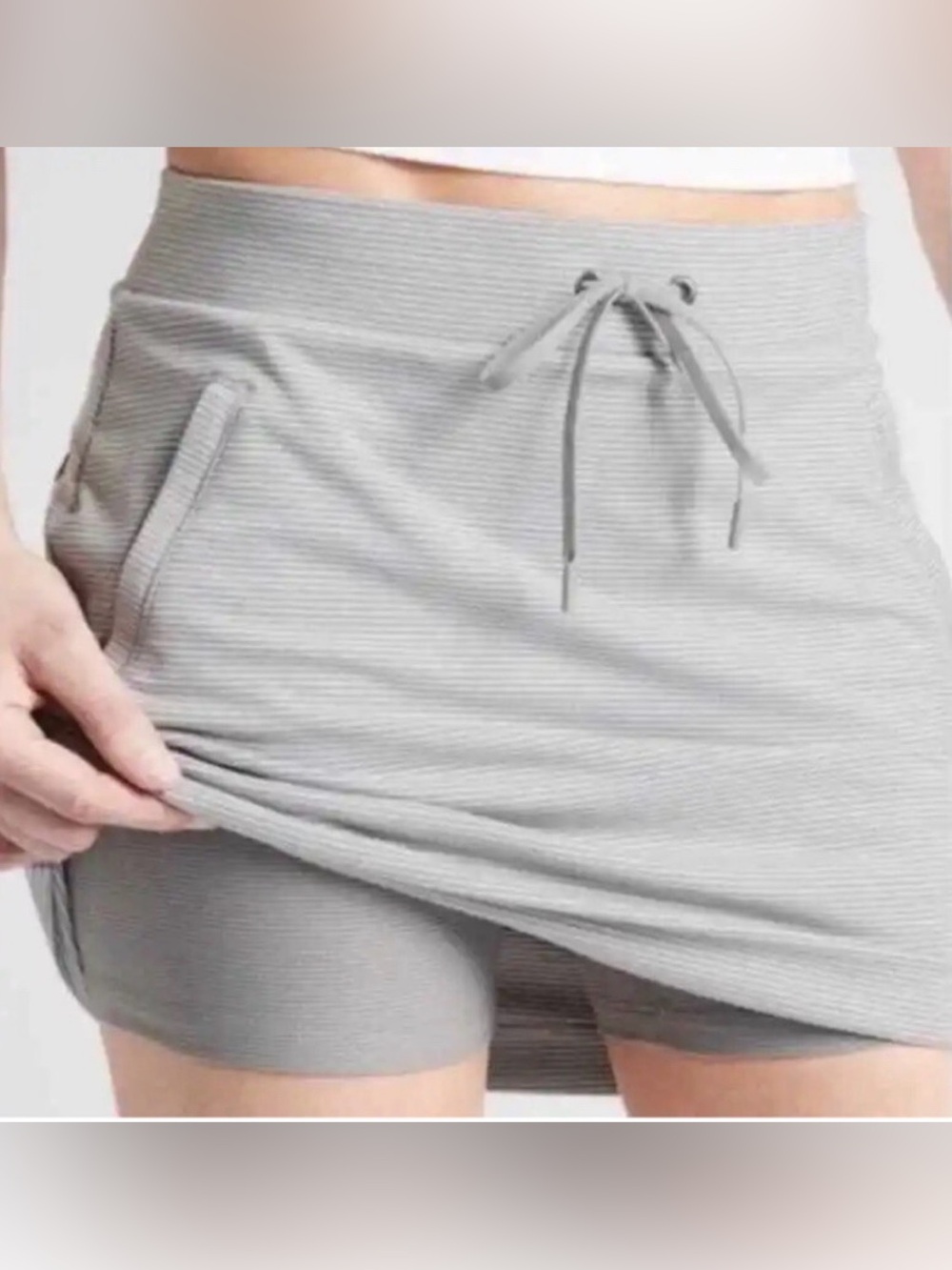 Women’s Athleta Modern Metro Skort sporty tennis mini golf skirt shorts combo M